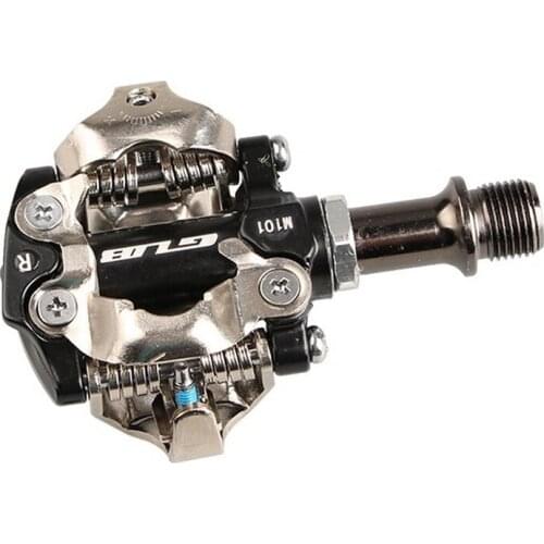 GUB M101 Aluminum Alloy MTB Bike Bicycle Clipless Light Pedals 9/16" CR-MO Spindle Sealed Cleats Compatible for SHIMANO SPD