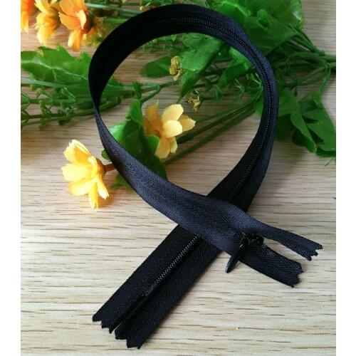 #3 Invisible zipper 40CM Back cushion Skirt Black Hidden Zipper 100pcs DIY Material for sewing/Garment accessories