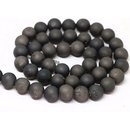 8 style 10mm natural stone drusy smile carnelian onyx loose round beads for women fit diy necklace jewelry findings 15inch B1632