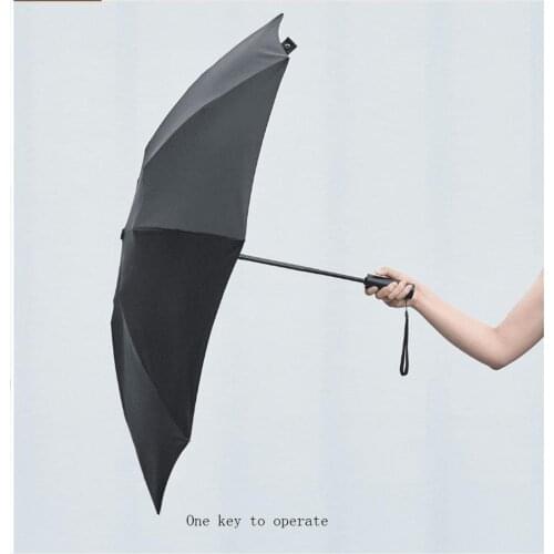 Xiaomi Automatic Reverse Folding Umbrella Men Led Luminous Windproof Business Strong Umbrella Anti UV