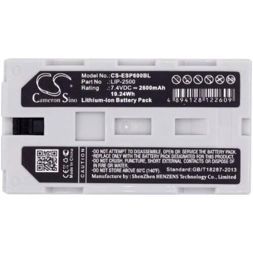 Cameron Sino 2600mAh battery for EPSON M196D Mobilink TM-P60 LIP-2500 Printer Battery