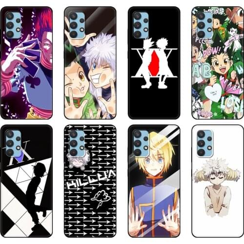 Black tpu Case For Samsung galaxy A32 A42 A52 A72 4g 5g S21 PLUS ultra back cover Hunter X Hunter Anime