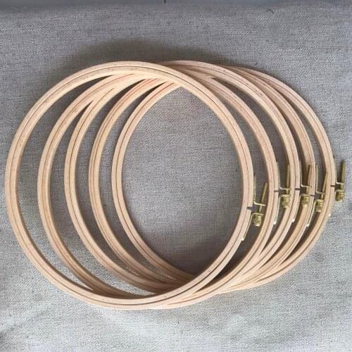 8.27 Inch Wooden Embroidery Hoops Hand Stitching 21cm Cross Stitch Hoops Framing Hoop Craft Supply