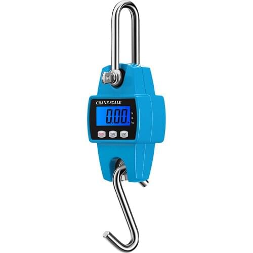 300kg/50g Electronic Crane Scale Digital Hanging Scale Mini Hoisting Scale Industrial Electronic Hook Scale for Fish Hunting