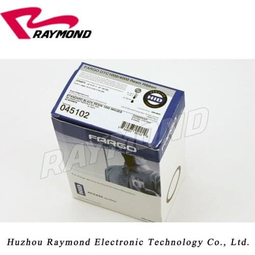 Fargo45102 Black resin Ribbon work on C50 printer and DTC1250E printer