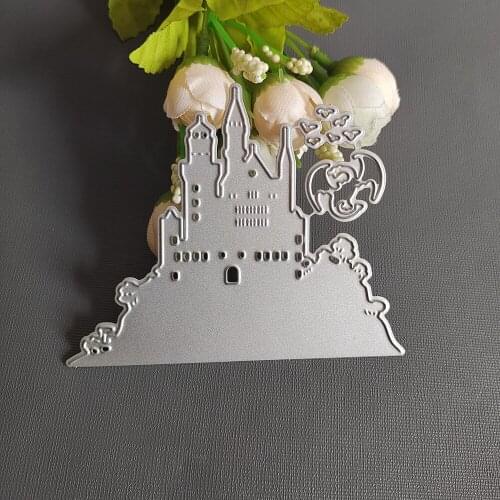 Halloween Castle New Metal Steel Cutting Dies Stencils for Making Scrapbooking DIY Album Paper Cards Embossing Die