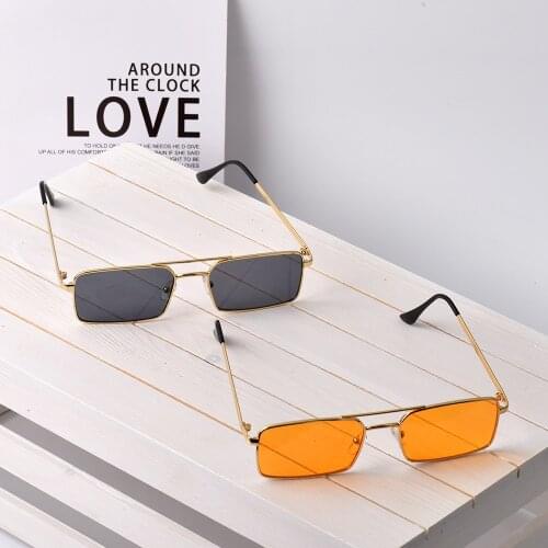 UEESHOP 2021 Classic Retro Sunglasses Women Glasses Lady Luxury Steampunk Metal Sun Glasses Vintage Mirror