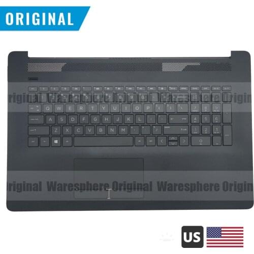 New Original Palmrest US W/N Backlit Keyboard For HP Pavilion 17-BY 17-CA 17T-BY000 17Z-CA000 Top Cover Upper Case Grid Model