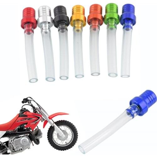 Motorcycle Gas Pit ATV PIT Dirt Bike Fuel Petrol Tank Cap Aluminum Alloy Breather Pipe Hose Vent Breather Tube Moto Accessories