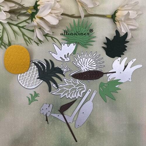 Pineapple leaf decoration Metal Cutting Dies Stencils For DIY Scrapbooking Decorative Embossing Handcraft Die Cutting Template
