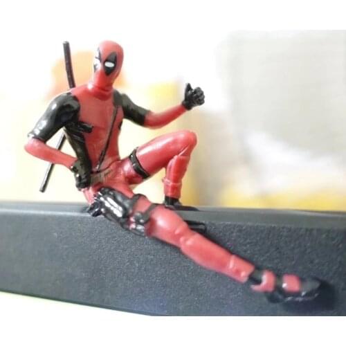 Mini Deadpool for Pad Decoration Marvel 6cm X-MAN Super Hero Cute Figure Model Toys