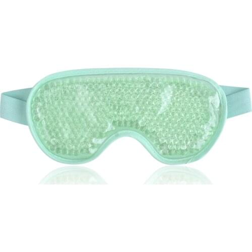 Dropshipping Cold Pack Eye Mask Reusable Beads for Hot Cold Therapy Relaxing Beauty Gel Eye Mask Ice Goggles Sleeping Mask