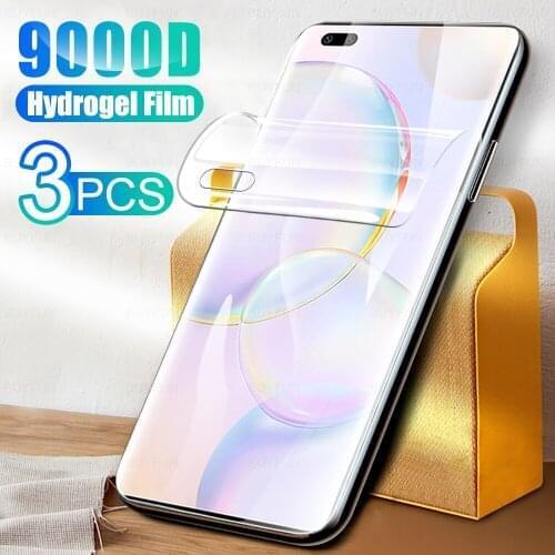 3Pcs Full Cover Soft Hydrogel Film For Huawei Honor 50 Pro Screen Protection For Wuawei Xonor 50Pro 50SE SE Protector Not Glass