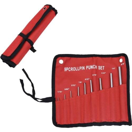 BESTNULE Roll Pin Punch Set, Made of Solid Material, Hollow End Starter Punch Tool for Gunsmiths, Jewelry and Watch Repair