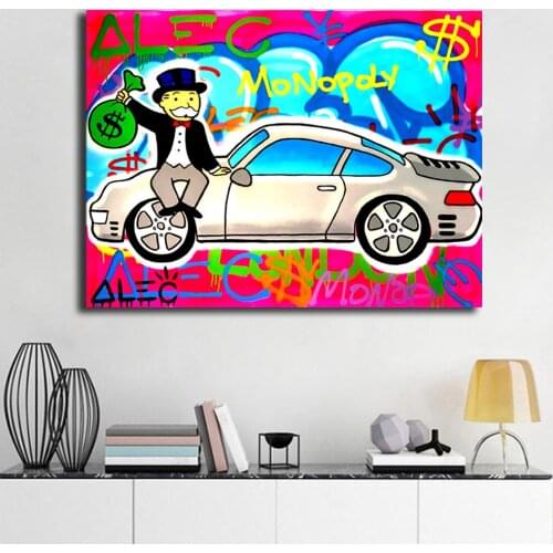 Alec Monopolyingly Poster Love Car Supercar Canvas Prints Picture Modular Paintings For Living Room On The Wall Home Decor
