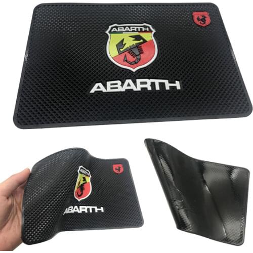 Slip-resistant pad emblem slip-resistant pad Car Logo Anti-Slip Mat pad Mat for Mitsubishi fiat abarth Citroen mini bwm dodge