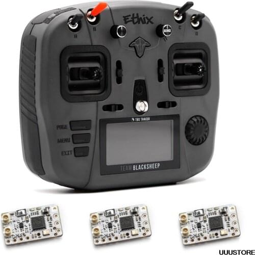 TBS Ethix Mambo Starter Set 2.4Ghz Long range remote control Hall Sensor Gimbals Transmitter With 3 TBS Tracer RX For RC Drone