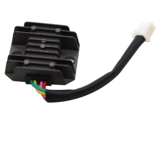 12V Voltage Regulator Rectifier 4 Wires for GY6 125cc 150cc ATV Dirt Bike Go Kart Moped and Scooter