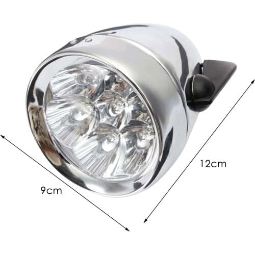 Retro bright classic bicycle headlights bicycle high quality metal shell LED lights night riding safety headlights 2021 #W