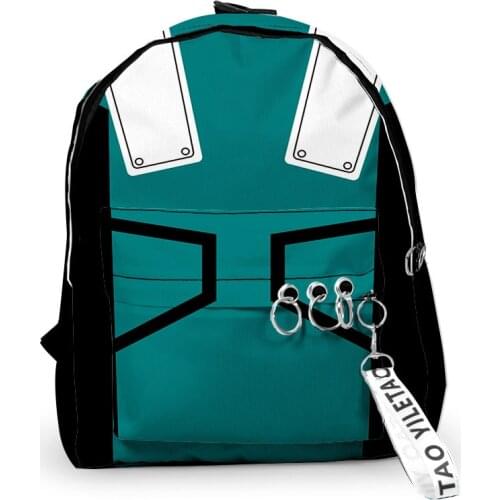 Hottest Anime Backpack Boku No Hero Academia My Hero Academia Cosplay Backpack Canvas Student Schoolbag Unisex Travel Bags