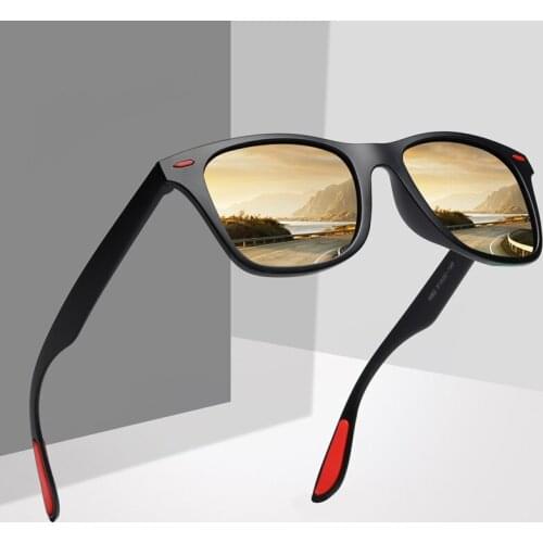 Polaroid Sunglasses Men Vintage Square Polarized Sun Glasses Women Mens Driving Glasses UV400 Fashion 2020 Brand Mirror Eyewear