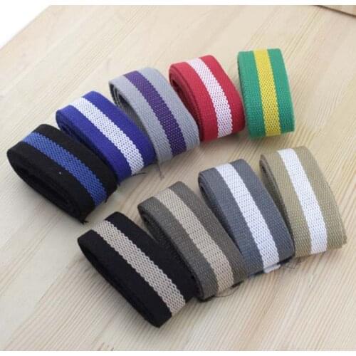 36MM Canvas Cotton Webbings 1.5mm Thick High Tenacity Backpack Strap Webbing Label Ribbon Clothes Sewing Tape Bias Binding D30