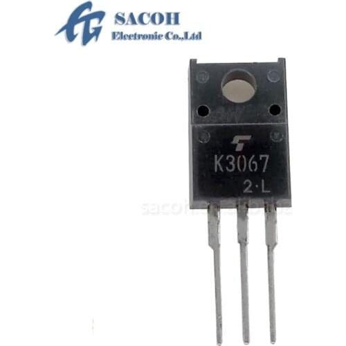 10Pcs 2SK3067 K3067 or 2SK3068 or 2SK3065 or 2SK3064 or 2SK3063 TO-220F 2A 600V Silicon N Channel MOS Type