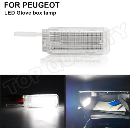 1X12V Trunk Interior Light LED Glove Box Lamp For Peugeot 1007 206 207 306 307 308 3008 406 407 5008 607 806 807 RCZ Expert