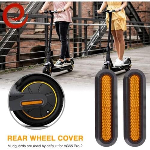 2pcs Scooter Wheel Cover Protect Shell For Xiaomi Electric Scooter Pro 2 1s M365 Front Rear Safety Reflective Parts