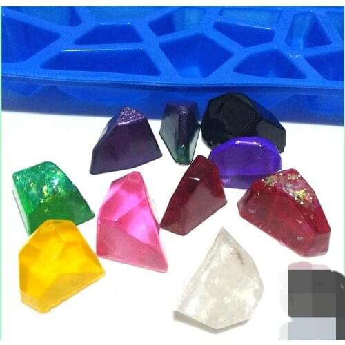 2020 New Transparent Silicone Mould Dried Flower Resin Decorative Craft DIY Irregular stone Mold epoxy resin molds for jewelry