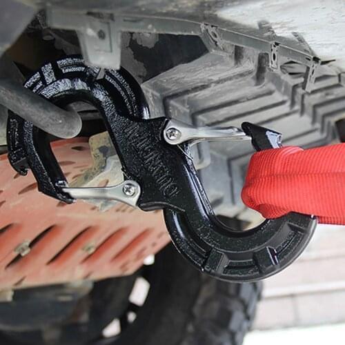 Car SUV Off-road Fast Escape Rescue S Hook Tow Rope Accessories