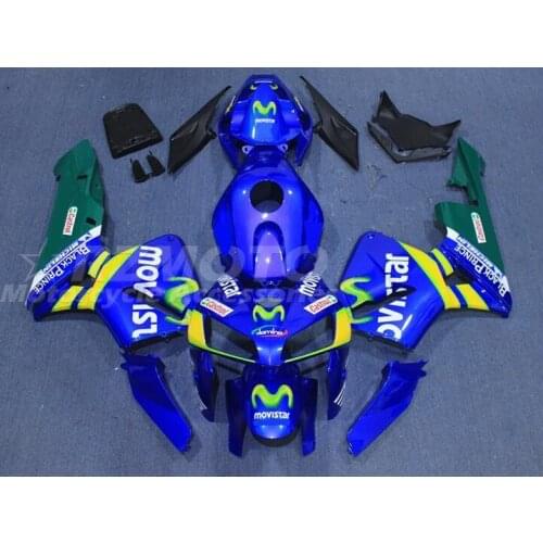 4 Free Gifts Injection mold New ABS Fairings Kit Fit for HONDA CBR600RR F5 2005 2006 05 06 bodywork set Blue Green