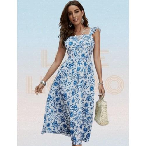 Голубые летние платья LOVE LICHAO China At AliExpress