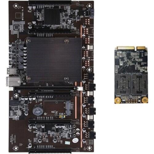 BTC Mining Motherboard X79 H61 with 120G SSD 5X PCI-E 8X LGA 2011 DDR3 Support 3060 3080 Graphics Card for BTC Miner