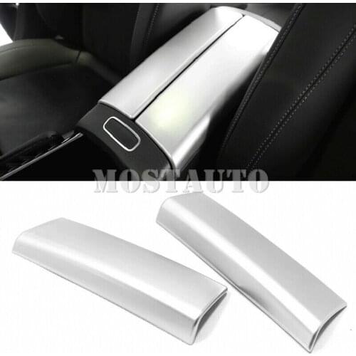 For Mercedes-Benz A-Class W177 2019 Matt Rear Armrest Cap Cover Decoration Trim 2pcs Car Accessories Interior Car Decor Car Trim