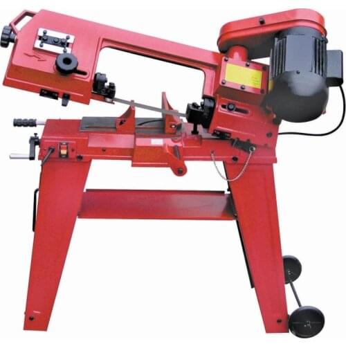 750W metal band saw machine woodworking metal dual-purpose band sawing machine vertical horizontal steel pipe cutting machine