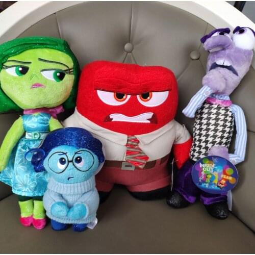 Anger sadness fear joy disgust soft plush toys stuffed animals kids baby high quality girl gift cute dolls