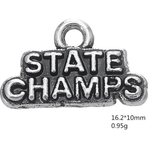 NEW 2021 Summer Style Word State Champs Charm Jewelry charms for jewelry making