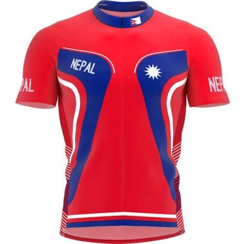 New 2021 nepal multiple choices Summer Cycling Jersey Team Men Bike Road Mountain Race Tops Riding Bicycle Wear Bike clothing