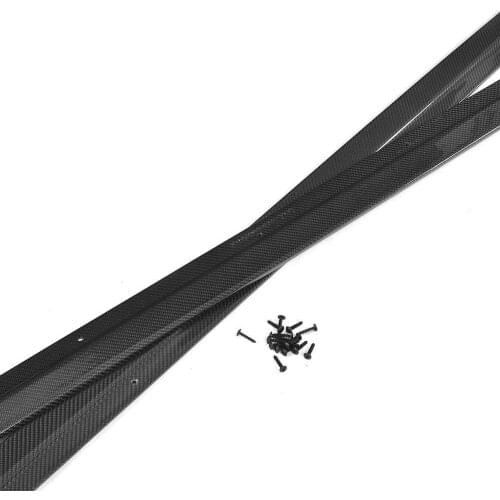 Applicable to Bmw 17-18 5 Series G38 Ordinary / Sports Long Wheelbase Car Mounted Carbon Fiber Skirt Side Shovel