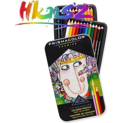 Prismacolor 24 COLORS prismacolor Premier oil Color pencil sanford drawing Pencil Prismacolor Colored Pencils