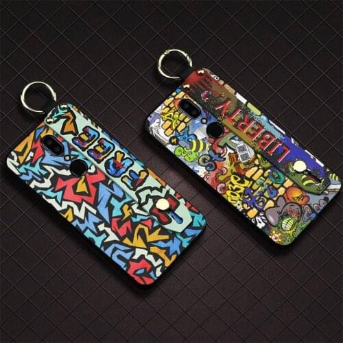 Durable Dirt-resistant Phone Case For Sharp AQUOS V Waterproof Cute Phone Holder Graffiti