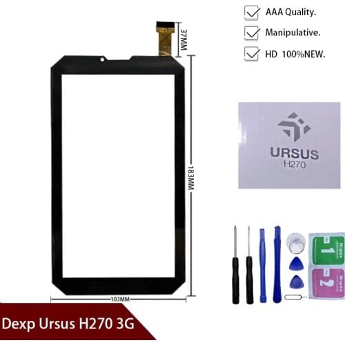 7'' inch Tablet touch screen for Dexp Ursus H270 3G Tablet touch screen digitizer glass repair panel Dexp Ursus H270 Armor