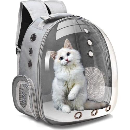Cat Carrier Bag Cat Cage Transport Backpack Bag Travel Pet Portable Breathable Dog Backpack Transparent Bags Carrier Pet For Cat