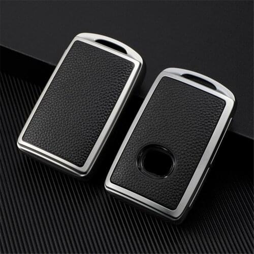TPU Leather Car Key Case Remote Smart Protector Cover For Mazda 3 Sedan Hatchback 2019 CX-30 CX-5 CX-9 2020 CX50 Key Shell Skin