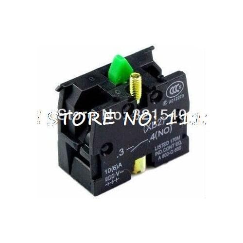 XB2 Series Contact Block ZB2-BE101C Normally Open NO for Pushbutton Joystick Switch 10A 600V 5pcs
