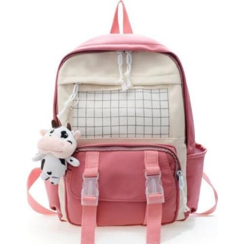 Kids School Bag Kindergarten 3-6 years old Girl and Boy Baby Tide Canvas Lightweight Cute Backpack Elementary School Travel Bag