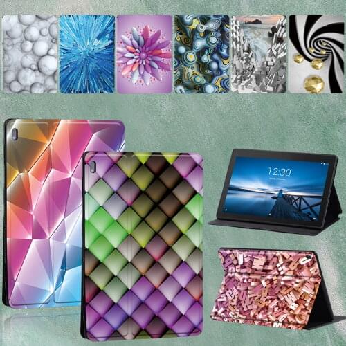 For Lenovo Tab M10 FHD Plus/Tab E10 TB-X104F 10.1"/Tab M10 TB-X605F 10.1 Flip Stand PU Leather Tablet Protector Case Cover+pen