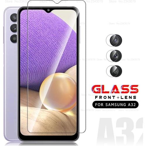 For Samsung A32 Glass camera protective cover For Samsung Galaxy A32 A 32 A325F 6.4‘’ Tempered Glass samsun sumsung coque fundas