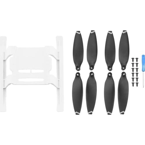 Lightweight Drone Accessories Increase Height Extending Easy Install Landing Gear Propeller Set Support Fit For FIMI X8 MINI